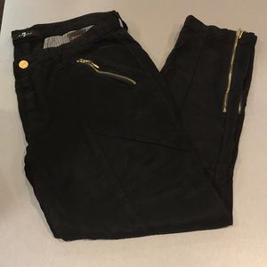 Black Cropped Pants